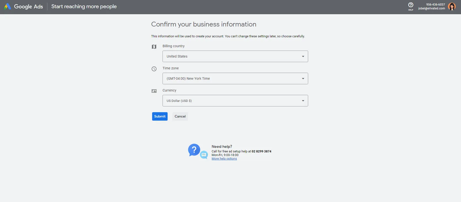 Google Ads Account