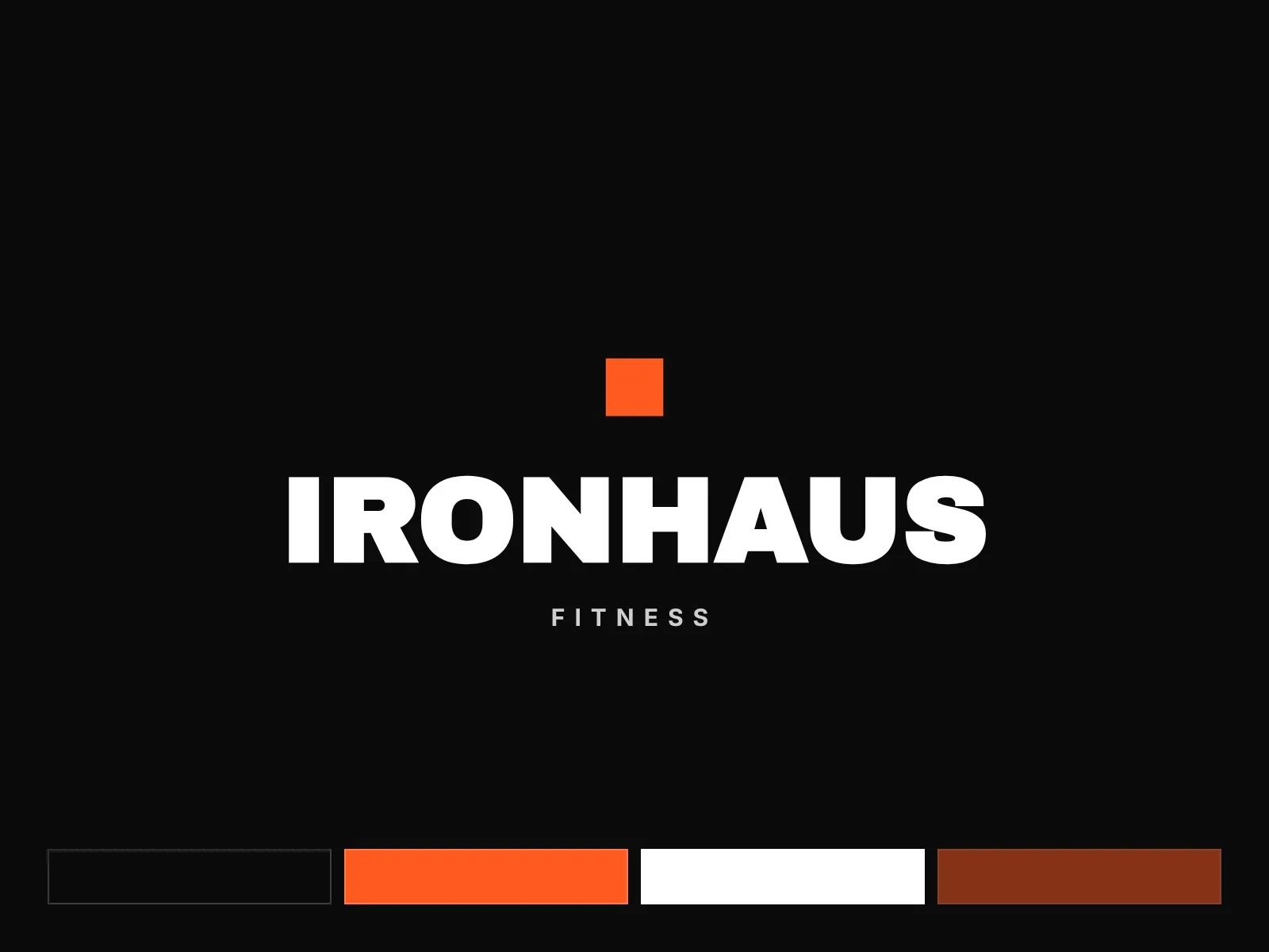 Ironhaus Fitness brand board