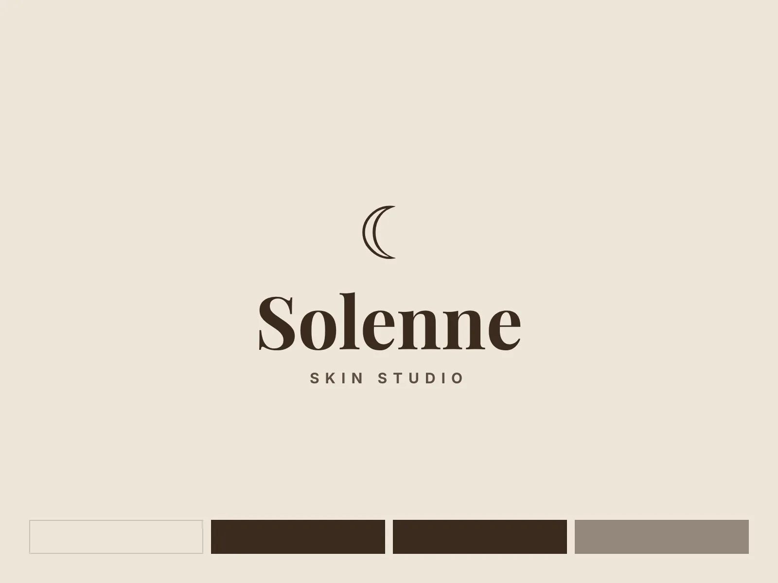 Solenne Skin Studio brand board